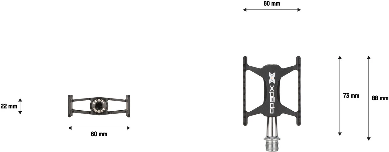 Xpedo Traverse 1 Plattformpedale 7 Xpedo Traverse 1 Plattformpedale – Bild 5