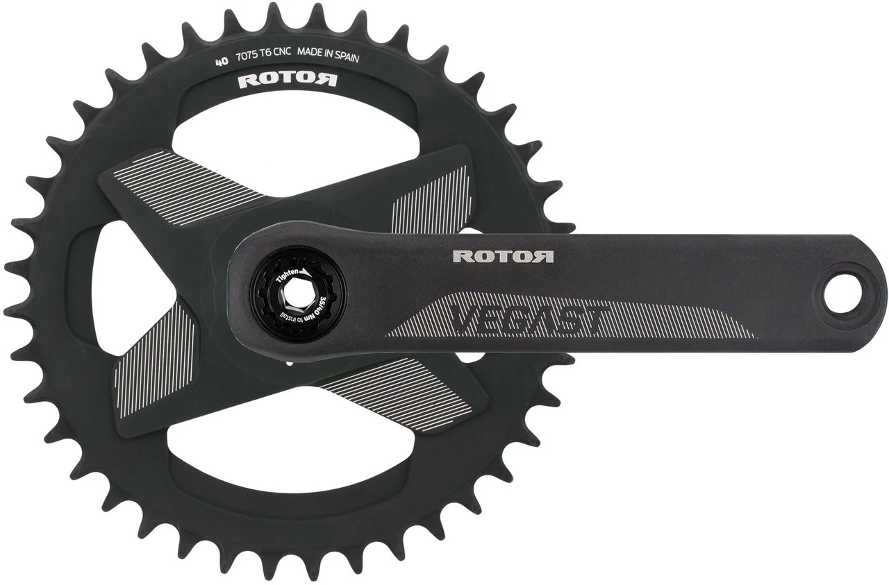 Rotor VEGAST 1-fach Kurbelgarnitur Direct Mount, NoQ 3 Rotor VEGAST 1-fach Kurbelgarnitur Direct Mount, NoQ