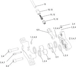 AVID Ersatzteile Code / Code R Bremssattel (2011-2017)