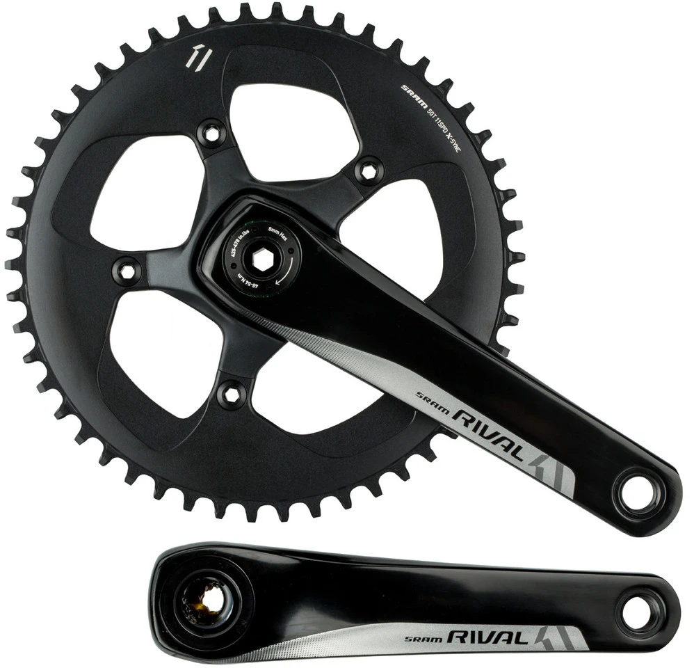 SRAM Rival 1 BB30 11-fach Kurbelgarnitur 4 SRAM Rival 1 BB30 11-fach Kurbelgarnitur – Bild 2