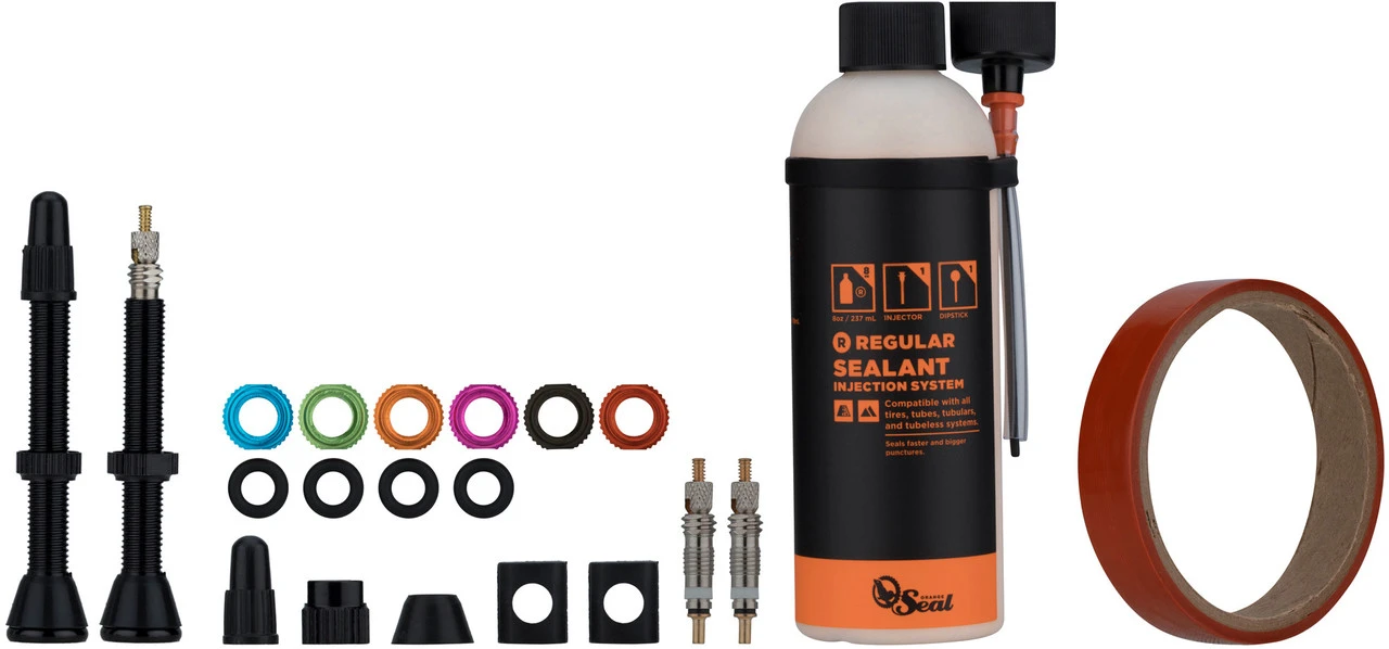 Orange-seal Regular Sealant Tubeless Kit 3 Orange-seal Regular Sealant Tubeless Kit