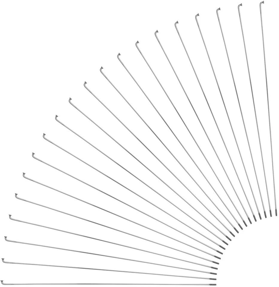 Sapim D-Light J-Bend Speichen + Nippel - 20 Stück 3 Sapim D-Light J-Bend Speichen + Nippel - 20 Stück