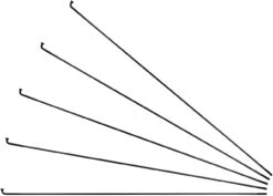 Sapim Race J-Bend Speichen Für Rohloff + Nippel - 5 Stück
