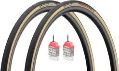 Vittoria Corsa G2.0 28" Faltreifen 2er Set Mit 2 Competition Latex Schläuchen