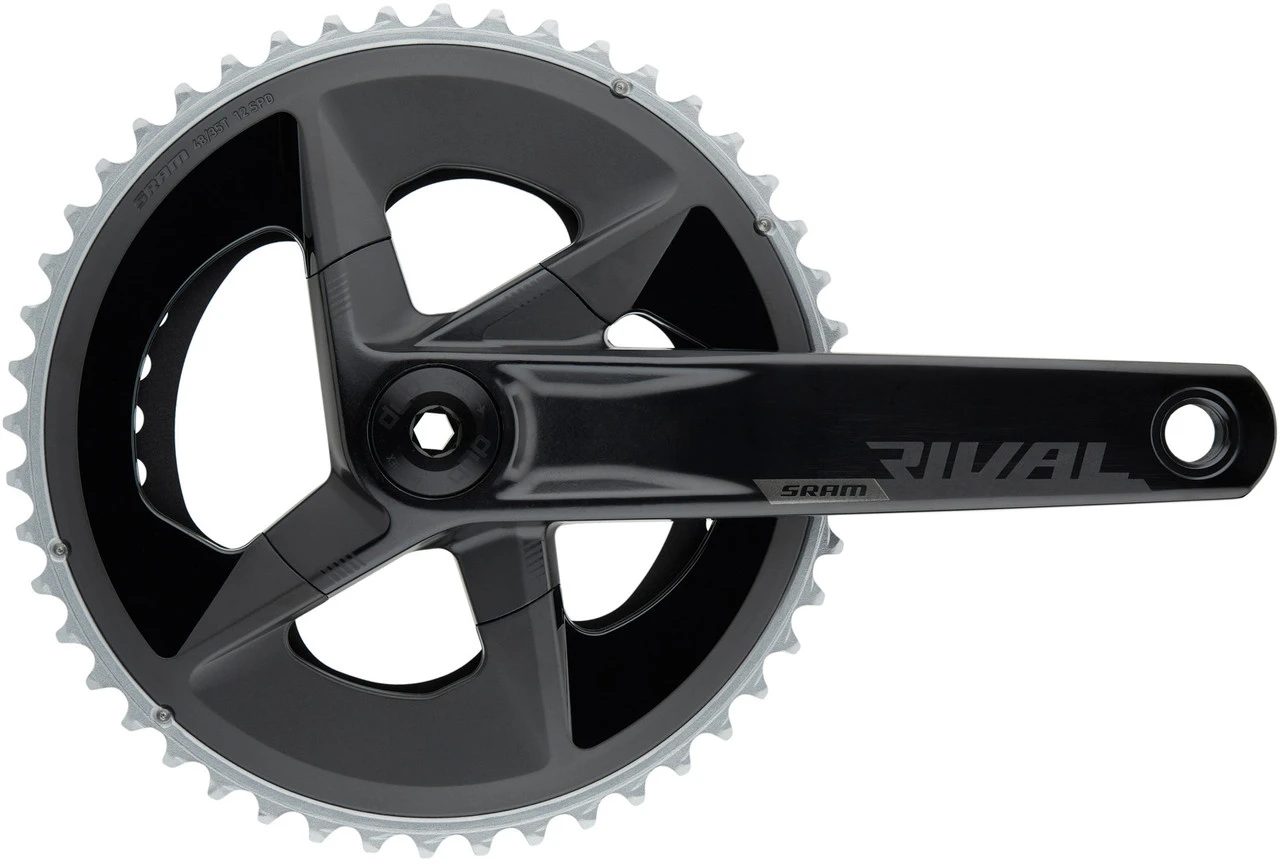 SRAM Rival DUB 2x12-fach Kurbelgarnitur 4 SRAM Rival DUB 2x12-fach Kurbelgarnitur – Bild 2