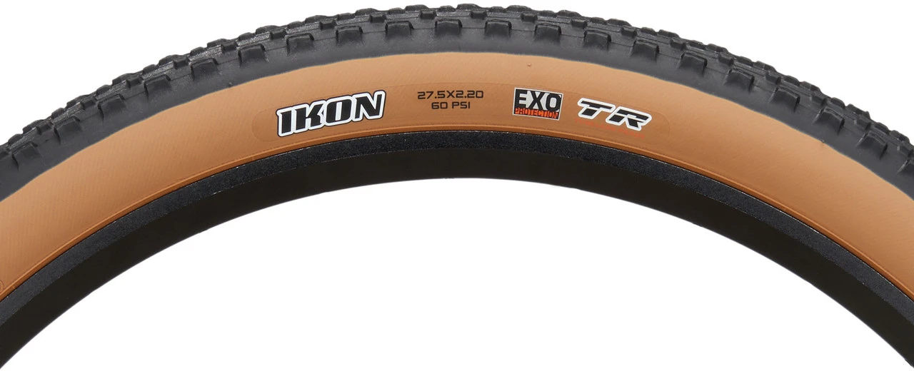 MAXXIS Ikon Dual EXO TR Tanwall 27,5" Faltreifen 5 MAXXIS Ikon Dual EXO TR Tanwall 27,5" Faltreifen – Bild 3