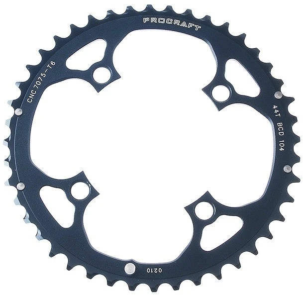 Procraft Kettenblatt 9-fach, 4-Arm, 104/64mm Lochkreis 3 Procraft Kettenblatt 9-fach, 4-Arm, 104/64mm Lochkreis